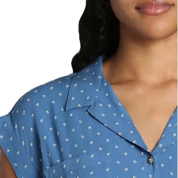 Jachs Girlfriend Ladies' Short Sleeve Blouse - Picture 3 of 4